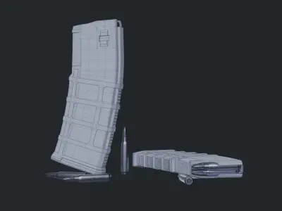 PMAG30 AR GEN M3 556 magazine 3D model