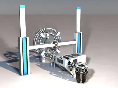 Travelar - Null Gravity Transportation Free 3D model