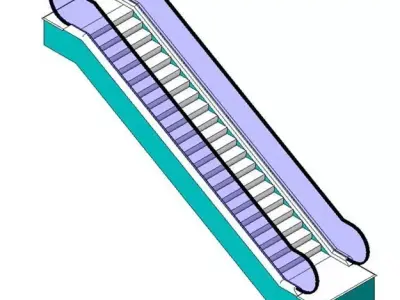 Escalator Free 3D model