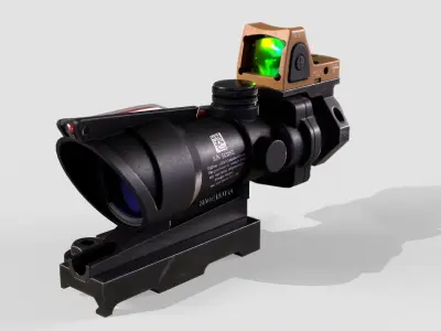 ACOG Sight Low-poly 3D model