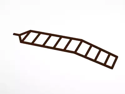 Wing Frame Free low-poly 3D model