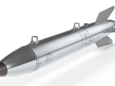 B61 Silver Bullet Fusion Bomb 3D model