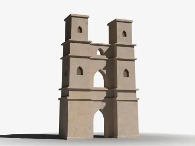 Arab x50 Low-poly 3D model