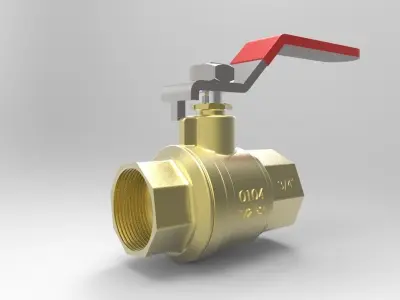 Ball Valve 3D model