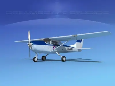 Cessna T-41 Mescalero Civil Air Patrol 3D model