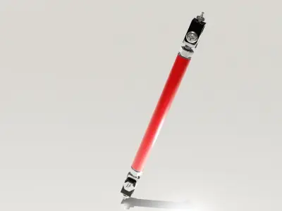 Generic car bumper strut or lip splitter rod Free 3D model