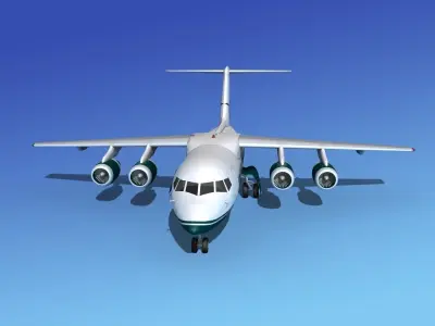 BAe 146-100 South East Asian 3D model