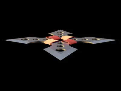 Shuriken 3D model 3D model