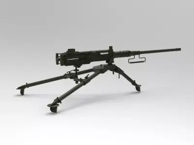 Browni Machine Gun 3D model