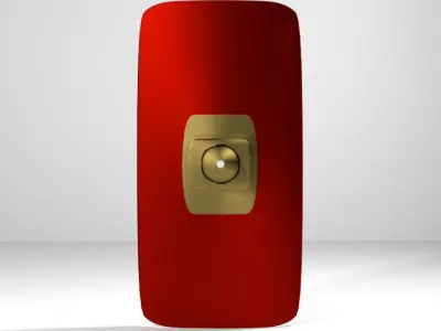 Personal Armor Shield - Roman Shield 3D model