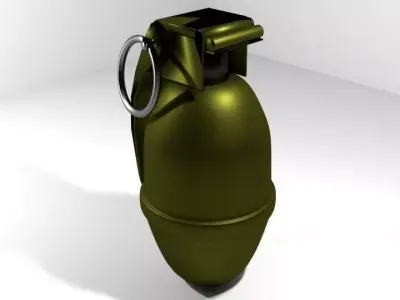 Hand Grenade Illuminating 3D model