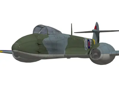Gloster Meteor F1 3D model