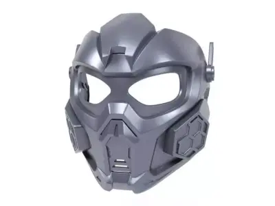 Sci-fi mask 3D print model