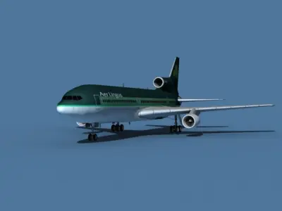 Lockheed L-1011-50 Aer Lingus 3D model