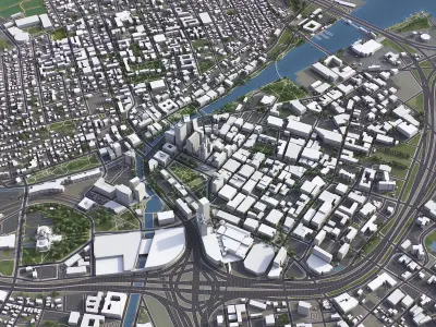 Providence Low-poly 3D model