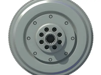 Engine Flywheel 019 3D model