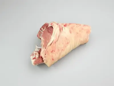 Raw Pig Leg Part Low-poly 3D model