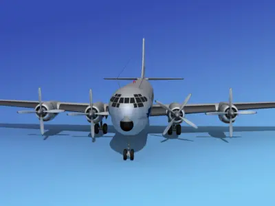 Boeing 377 BOAC 1 3D model