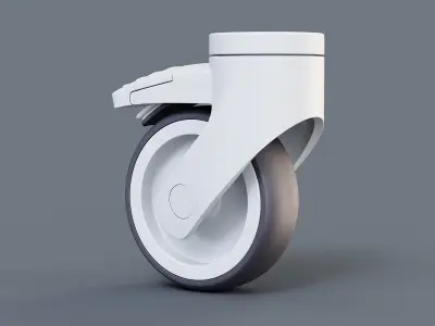 Caster Wheel 3D model