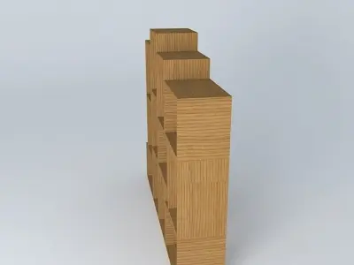 shelf niche niche bookshelf Free 3D model