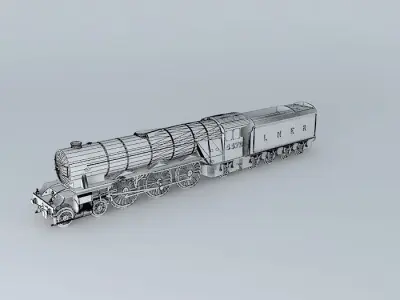 Flying Scotsman Free 3D model