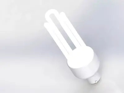 Fluorescent Lamp 3D model
