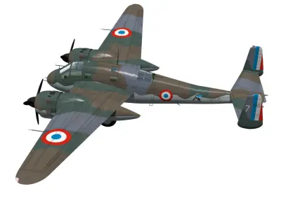 Breguet 690 3D model