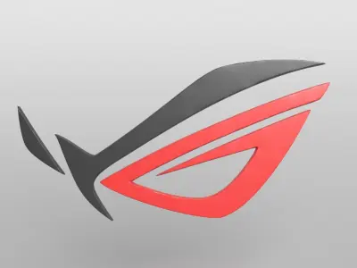 ROG Logo version1 002 Free low-poly 3D model