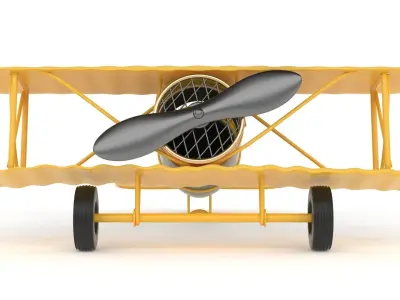 Vintage Airplane 3D model