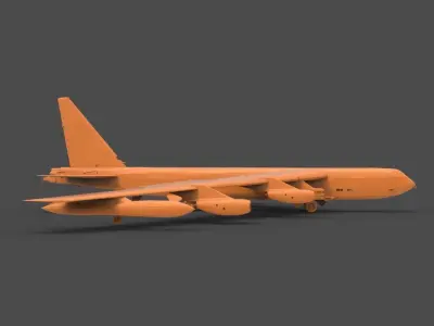 B - 52 bomber bomber 3D print model