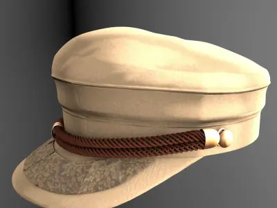 Greek Fishermans Hat Package  3D model
