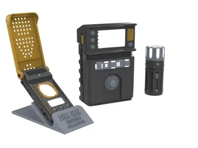 Tricorder and Communicator - Star Trek - STL CAD Commercial Use 3D print model