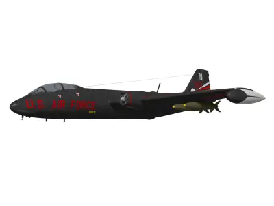 Martin B-57B Canberra 3D model