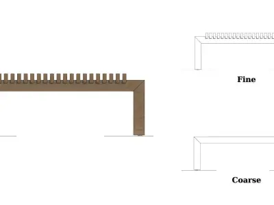 Parametric Bench or Table 3D model
