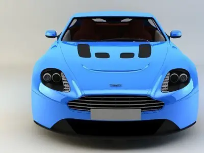 Aston Martin V12 Vantage Free 3D model