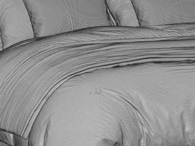 RH Wallace Bed 3D model