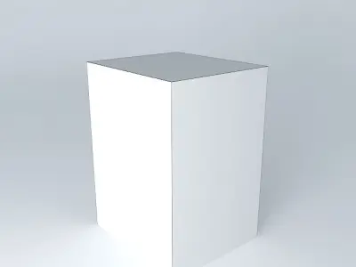 Traditional style door lever handle 3D model