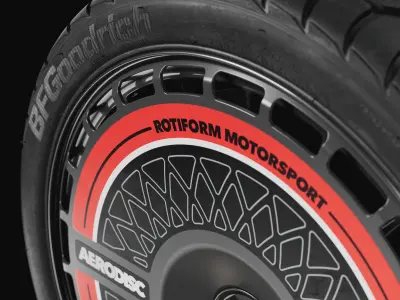 BF Goodrich g-Force Sport COMP-2 Tire Real World Details 3D model