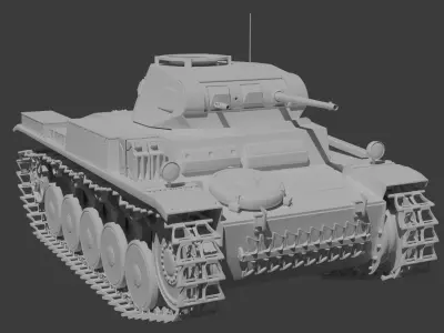 Panzer II Free Free 3D model