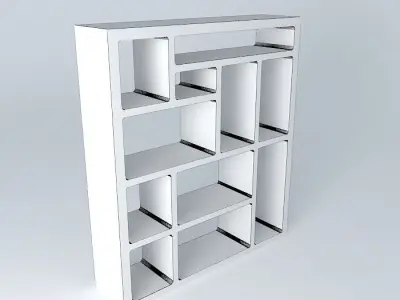 Mediterranean bookshelf estante Mediterranean Free 3D model