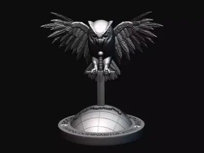 Emblem of the Main Intelligence Directorate Free 3D print model