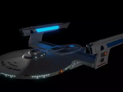 Minute-Man Class Frigate TMP Free 3D model