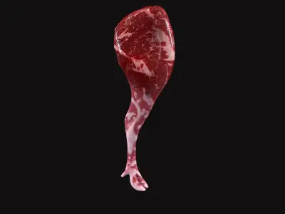 Goat Leg V02 Low-poly 3D model