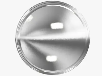 Retro Car Hubcap V1 3D model
