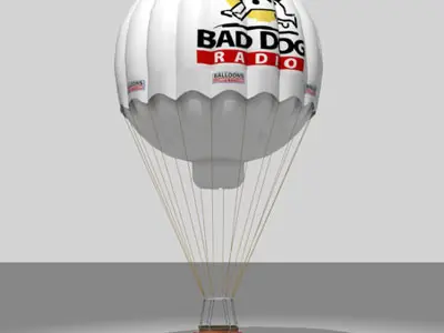 Balloon gas 3D model