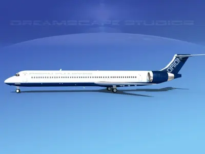 McDonnell Douglas MD83 Orion Charter 3D model