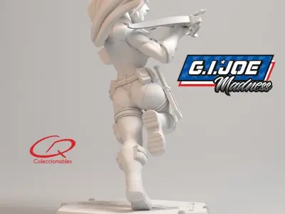 GI JOE Characters Scarlett Full-figure Pose 03 3D print model