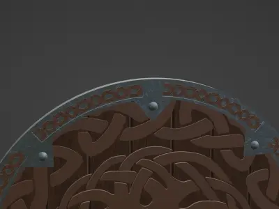 Viking Shield - Vanaheim 3D model