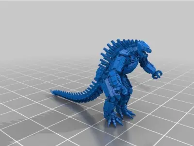 Mechagodzilla HIGH POLY not textured 3D model