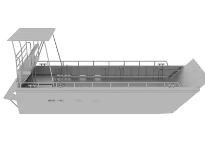  Landing craft Free 3D model
